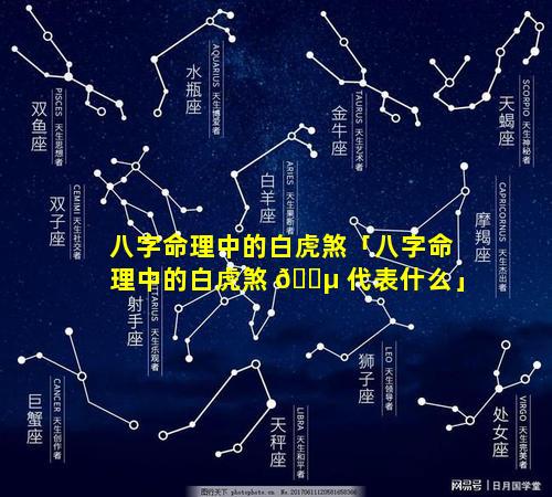 八字命理中的白虎煞「八字命理中的白虎煞 🌵 代表什么」